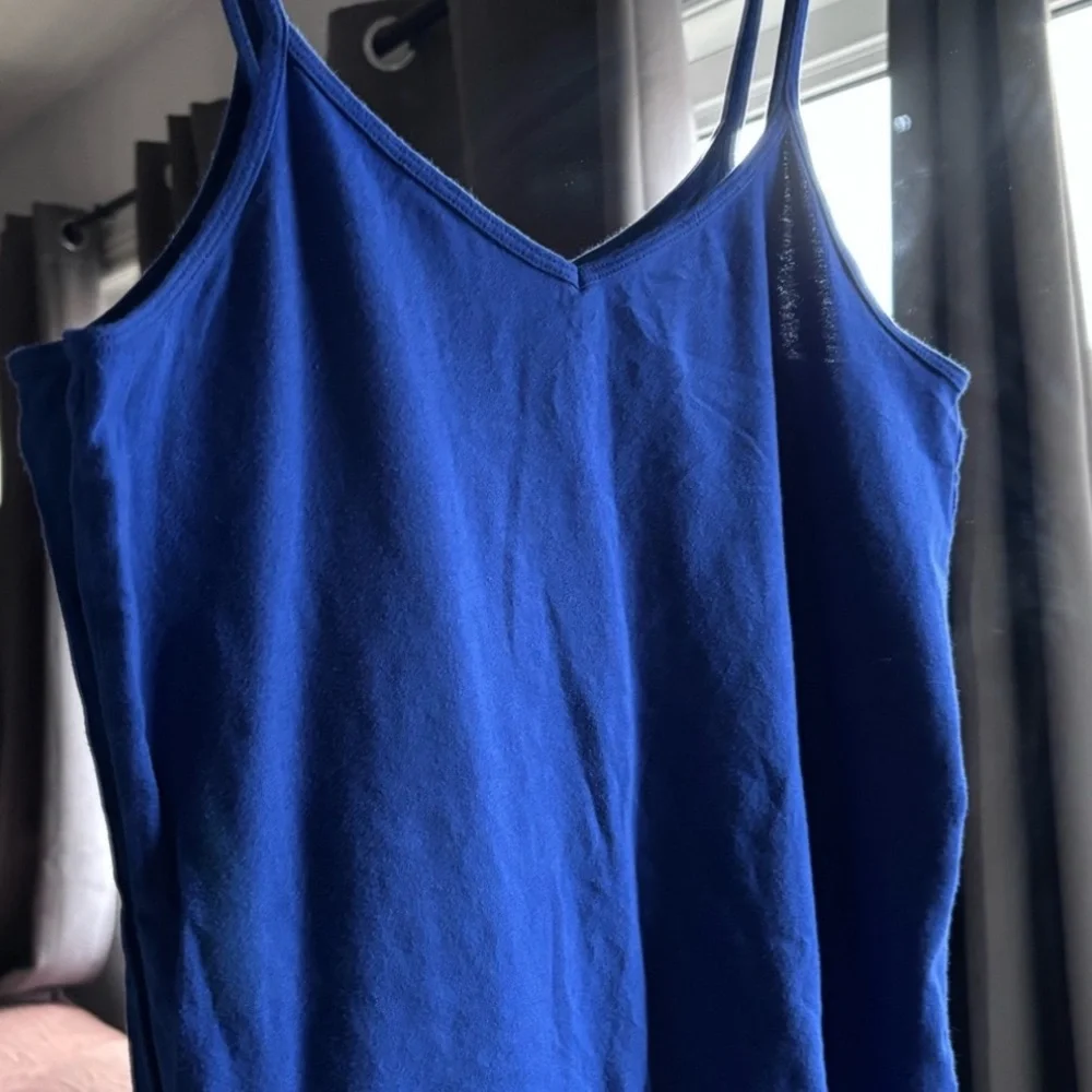 Forever 21 Blue Tank Top - Picture 2 of 6